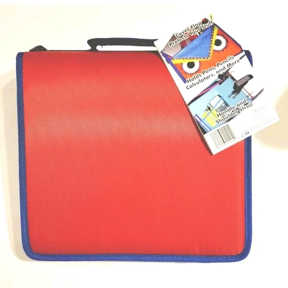 Case-it Monster Flip Top Kids Bag - Red and Blue - Picture 5 of 12